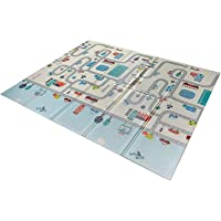 Babify Alfombra de Juegos para bebés espesor 1.5 cm. Plegable- Antideslizante- extragrande- reversible- impermeable…
